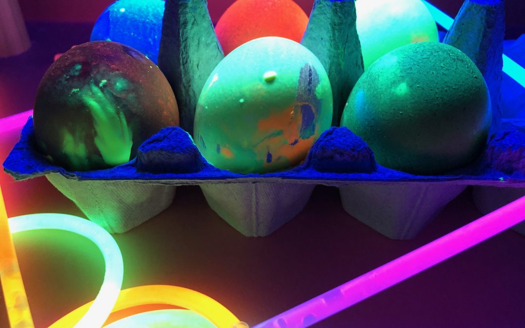 Neon Glow-in-the-Dark Eggs