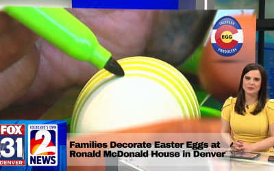 Families Decorate Easter Eggs at Ronald McDonald House in Denver